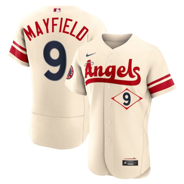 Angels 9 Jack Mayfield Cream 2022 City Connect Flexbase Jersey Dzhi,We sell and wholesale Angels 9 Jack Mayfield Cream 2022 City Connect Flexbase Jersey Dzhi on line form chian!